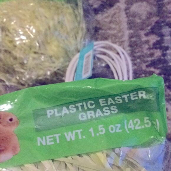 Easter  Bundle of Grass Decorative Bags Golden Eggs - Picture 7 of 8